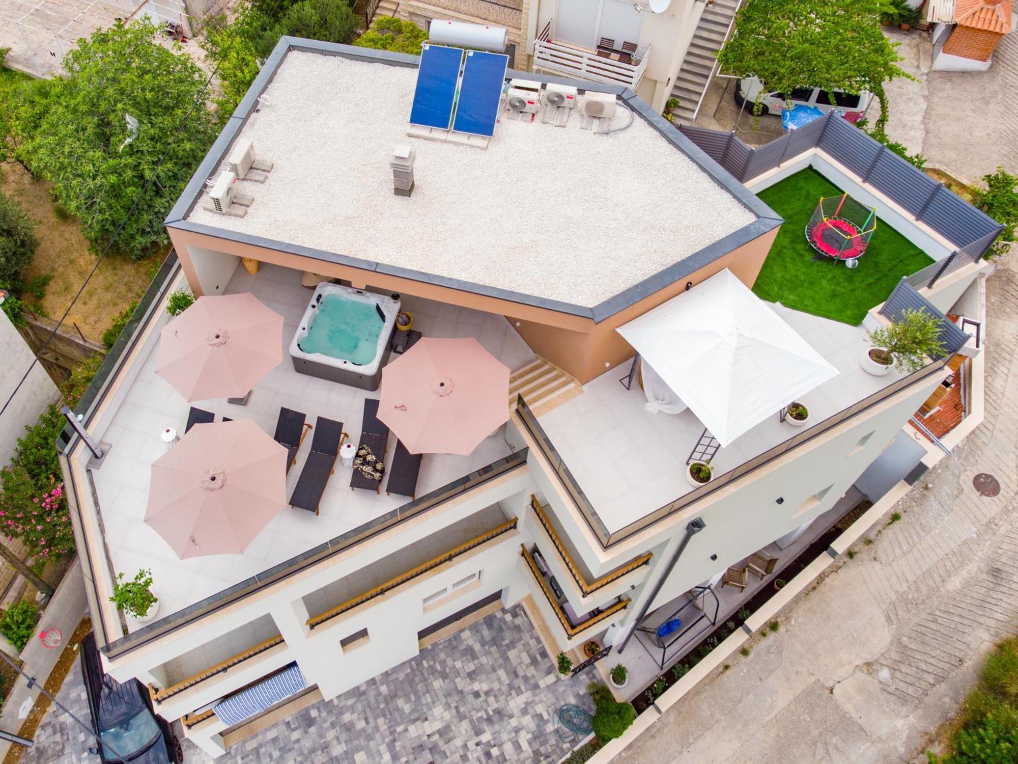 Apartament Luxury Penthouse Duće Zewnętrze zdjęcie