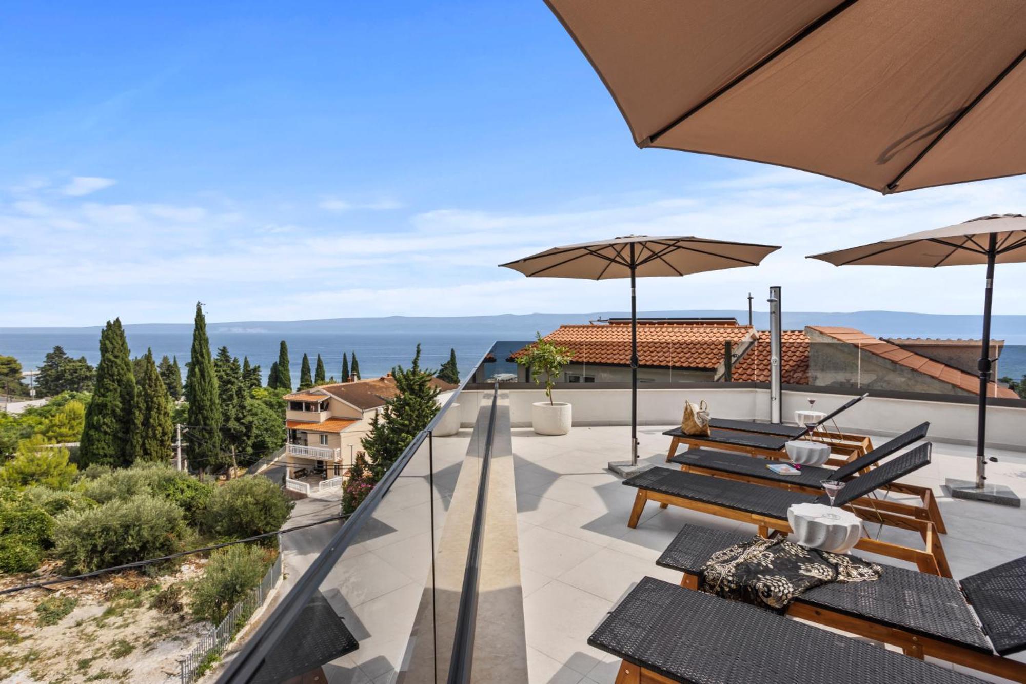 Apartament Luxury Penthouse Duće Zewnętrze zdjęcie