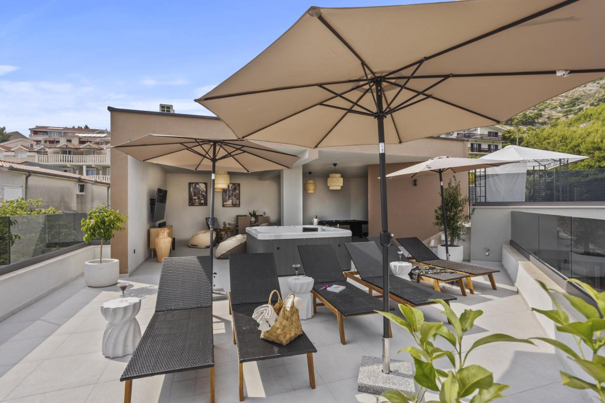Apartament Luxury Penthouse Duće Zewnętrze zdjęcie